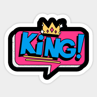 King couple matching Sticker